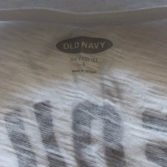 Old Navy Go Fourth White The Easy Tee Large - Picture 4 of 4
